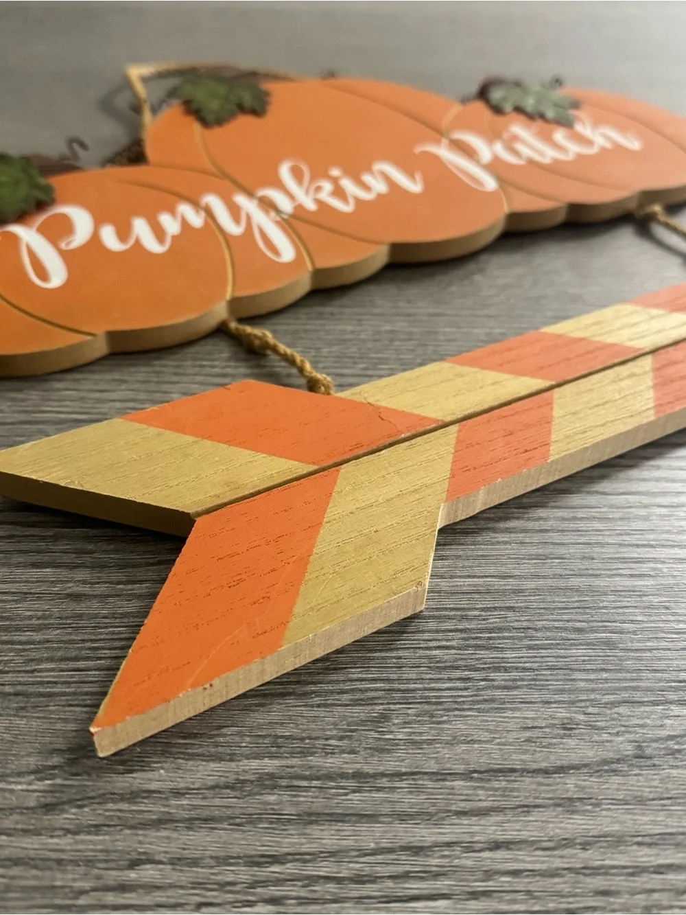 Pumpkin Patch Halloween wooden hanging sign  Fall Farmhouse Decor